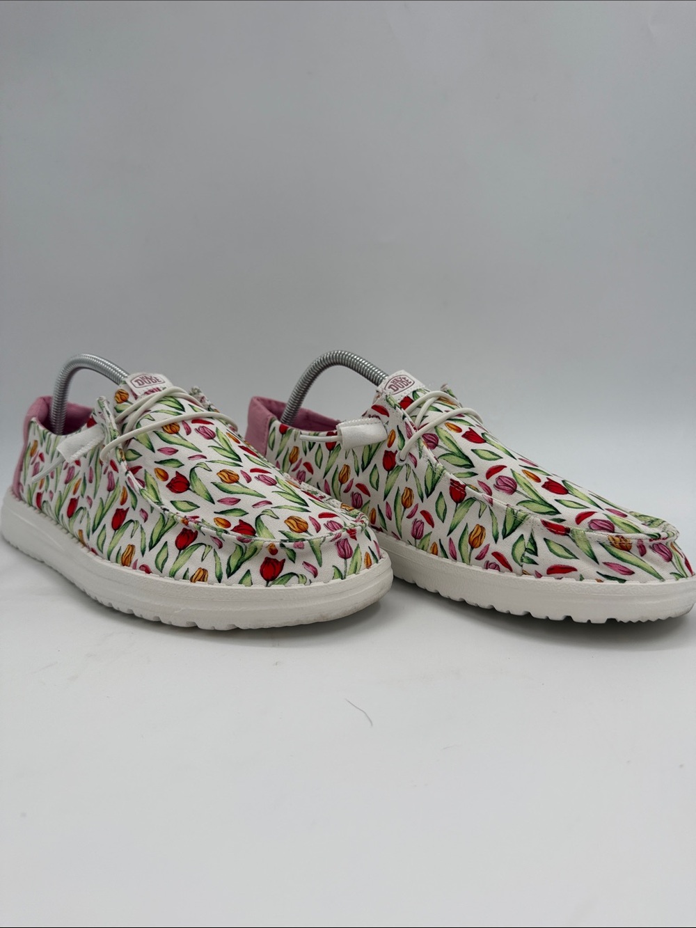 HEYDUDE Women's Size 11.0 Wendy Tulip Bouquet Slip-On Loafer - Picture 6 of 16